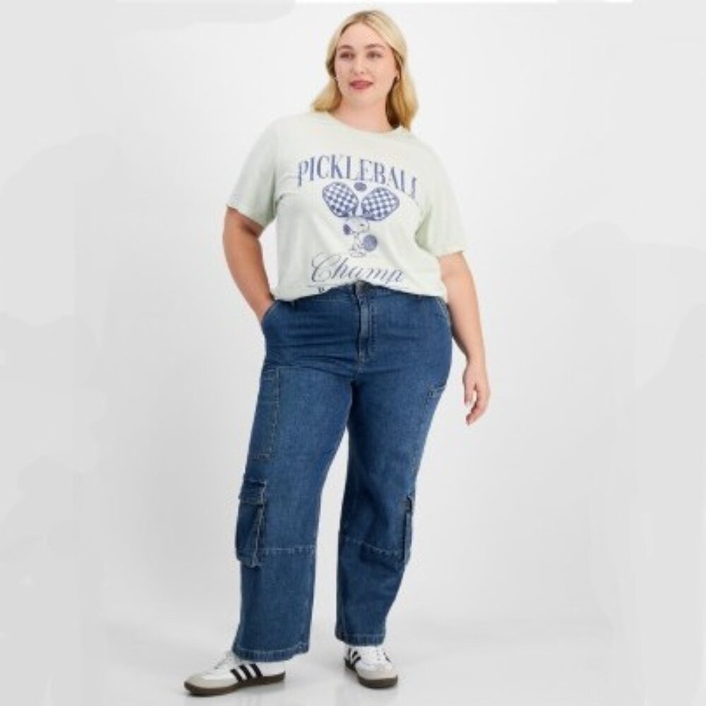GRAYSON THREADS, THE LABEL Pickleball Champs Tee 2X, Peanuts Snoopy Graphic NWT - Picture 5 of 13